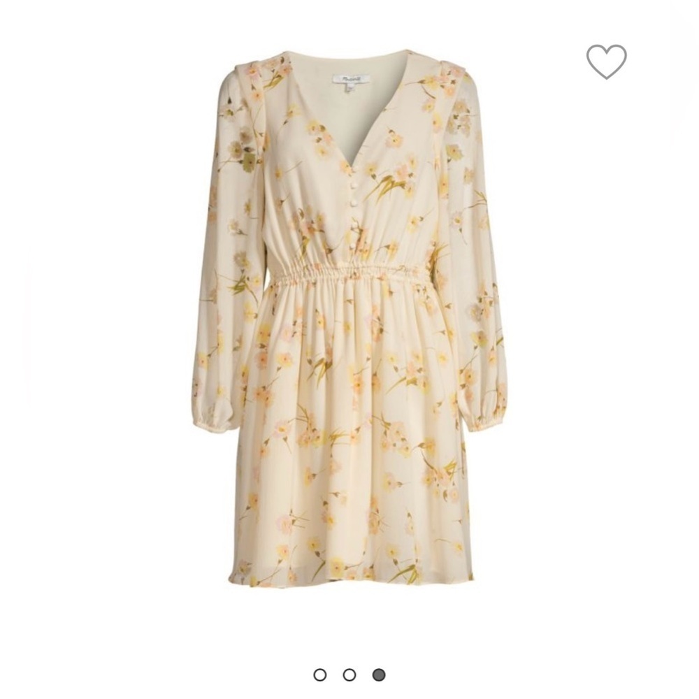 MADEWELL | SMALL CATE FLORAL PRINT DRESS IN CARNATION